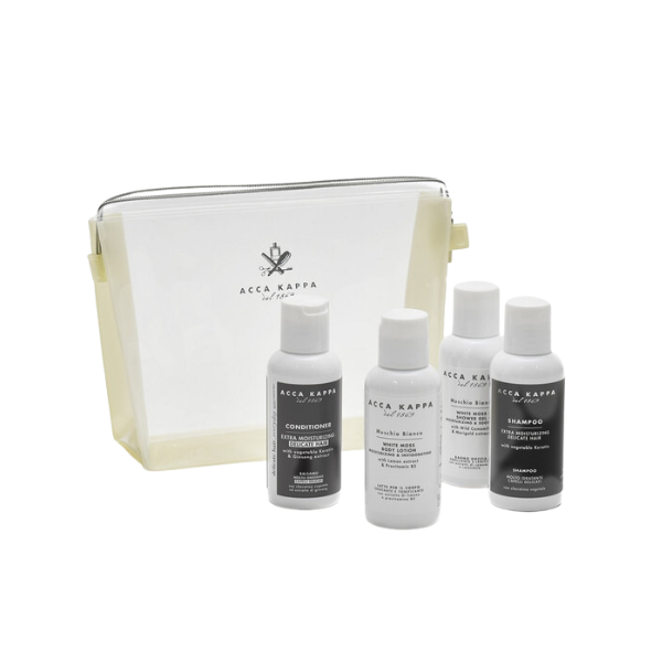 Acca Kappa White Moss 4-Piece Travel Kit